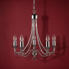 Montmartre Antique Brass 5 Light Chandelier